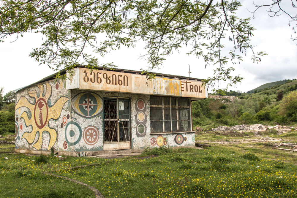 Soviet Petrol Station